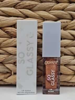 ColourPop So Glassy Lip Gloss — Shimmery Copper Bronze